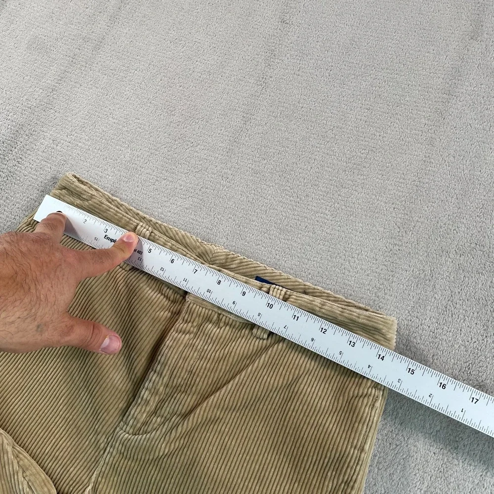 Polo Ralph Lauren Cord‎ Corduroy Pants Trousers Women 28x29 (Tag 16) Beige Pony
